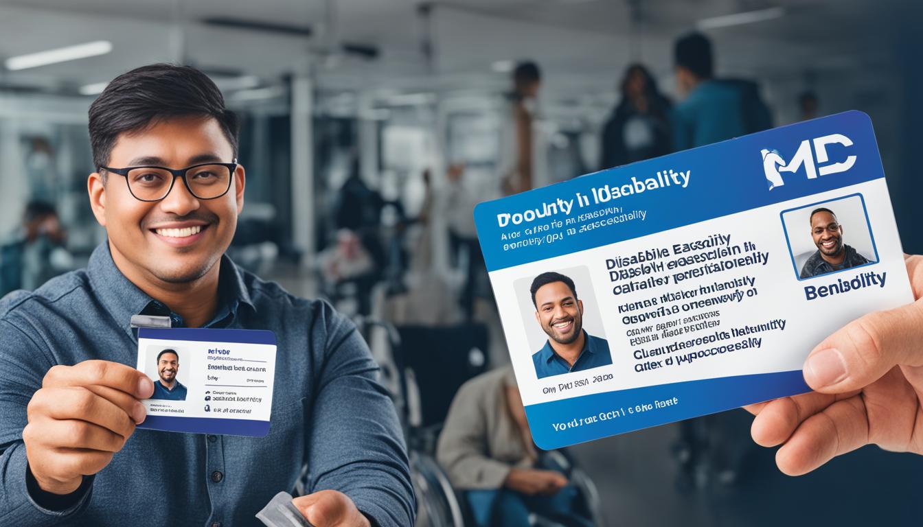 Disability identification card